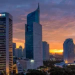 Gedung Bank BNI di Jakarta